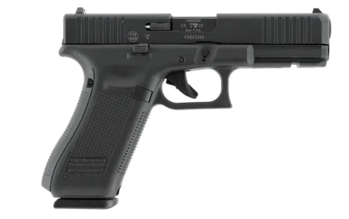 Gock 17 Gen5  9mm P.A.K. SRS Black